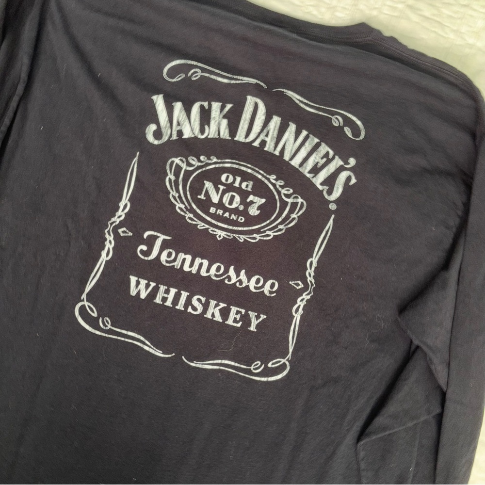 Jack Daniels men’s XL logo black long sleeve T-shirt